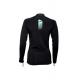 THERMIQ CARBON TOP LS WOMEN BLACK BRIGHT GREEN