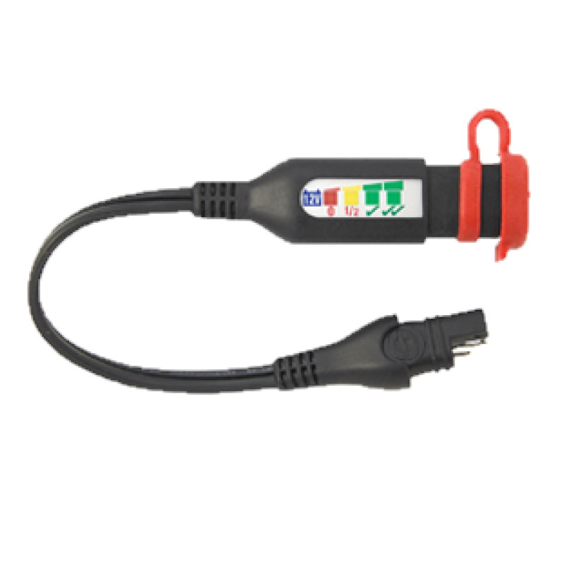 4-LED BATT CHARGE VOLT STATUS, 2 LEVEL VEHICLE CHARGE SYSTEM STATUS.SAE CONNECTOR. 15CM LONG (12V LEAD-ACID)